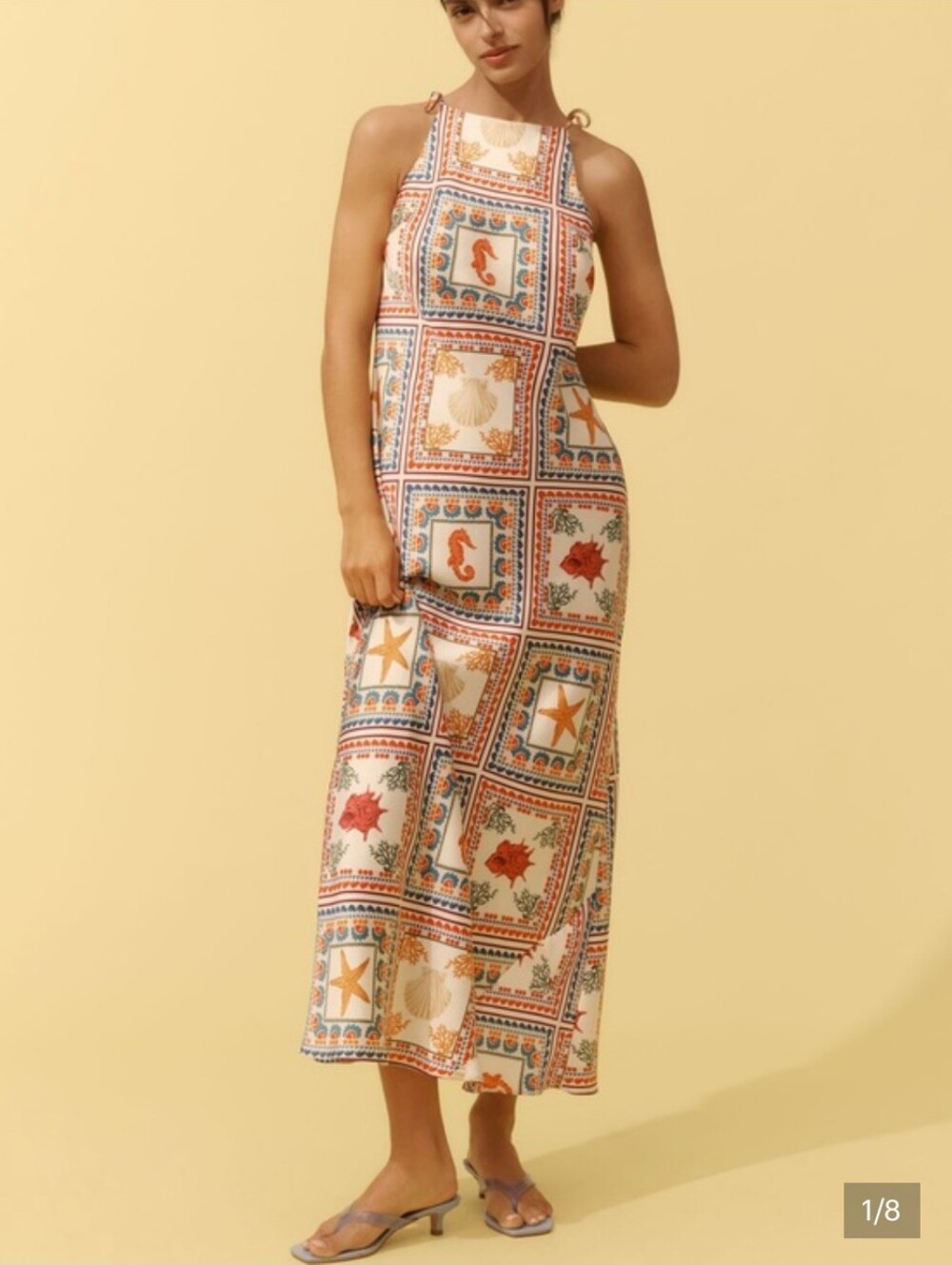 Anthropologie Nautical Print Dress
